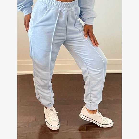 (NWT) 3-Piece Bolero Jogger Set - Blue - Picture 4 of 10
